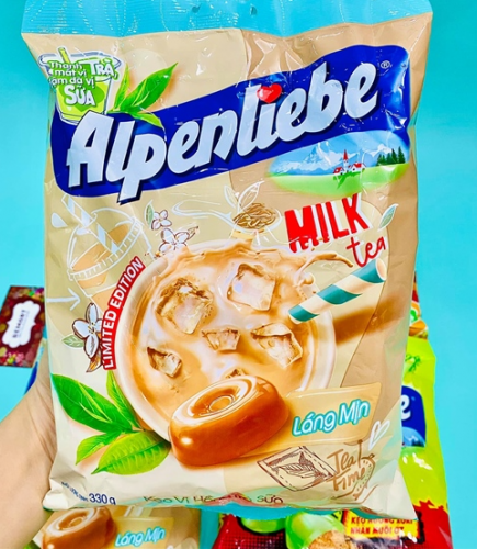 Kẹo Alpenliebe Vị Hồng Trà Sữa 330g