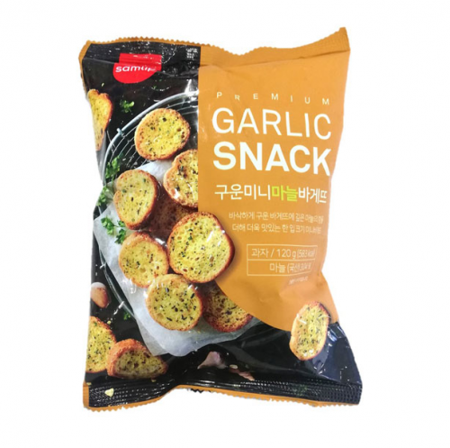 Bánh Mì Sấy Bơ Tỏi Hàn Quốc Garlic Snack 120g