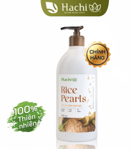 Sữa Tắm Hachi Dầu Cám Gạo RICE PEAPLS 800ml