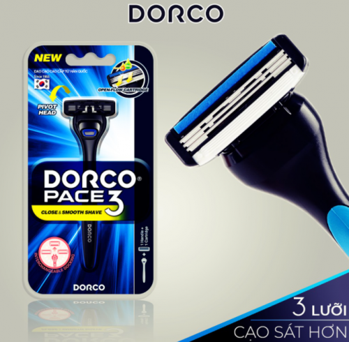 Dao Cạo Râu hàn Quốc 3 Lưỡi DORCO