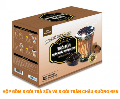 Trà Sữa Trân Châu Đường Đen Gói