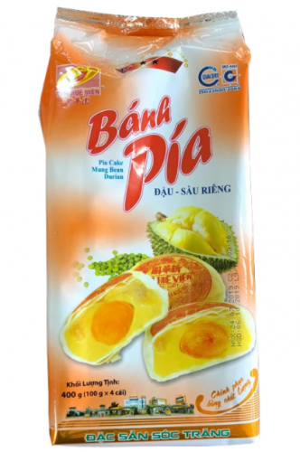 Bánh Pía Đậu - Sầu Riêng gói 440g